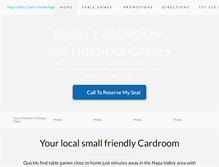 Tablet Screenshot of napavalleycasino.com